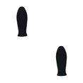 thumbnail image 1 of Thinsony Pot Handle Cover Silicone Shell Cast Grip Pot Protective Handles Pad Covers Iron Heat Sleeves Resistant for Home Restaurant Black 2Set, 1 of 6