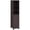 Dark Brown, variant on kleankin Tall Bathroom Storage Cabinet, Narrow Bathroom Cabinet, White