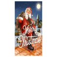 thumbnail image 1 of Huanglei Christmas Door Decoration Door Cover Hanging Cloth Holiday Party Layout Scene Background Cloth, 1 of 4