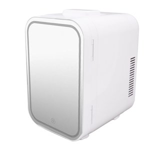 Mini Fridge,Mini Refrigerator 8L Quiet Mini Home Fridge Travel Car Fridge Sturdy Construction