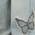thumbnail image 4 of Girls' Straight Wide Leg Jeans | Comfy Stretch Denim Pants for Ages 5-15, 4 of 7