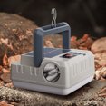 thumbnail image 3 of Lampe de Camping Solaire Portable Multifonction Lanterne de Camping Étanche Lampe de Poche avec Support, 3 of 7