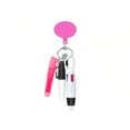 thumbnail image 1 of LNGOOR 1set  Nurse Pen Set Include 1 Pieces Tip Highlighter 1 Pieces Permanent Marker Pen And 1 Pieces Retractable Ball Pen Pack With 1 Pieces Nurse Badge Clip Retractable ID Name Reels, 1 of 1