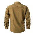 thumbnail image 3 of AherBiu Mens Shirts Long Sleeve Button down Outdoor Lightweight Work Shirt with Pockets Fall Quick Drying Hiking Shirts, 3 of 6