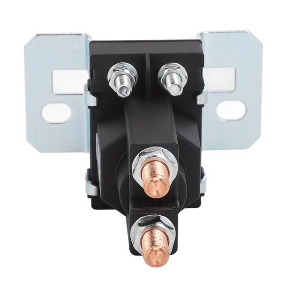 Starter Relay Solenoid 200A Automotive Electrical Starter Solenoid Relay ABS Brass Terminal Post Type Auto Car Starter Relay for Multifunctional Vehicles Snowmobile Lawn Mowers