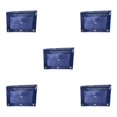 thumbnail image 3 of Decodeary Durable Pouch For Organizing Documents In Office Portable Zippered Pouch Navy Blue 5Set, 3 of 6