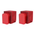 thumbnail image 3 of mmirethe Étui en Cuir Élégant 100 Cartes pour Cartes de Visite Professionnelles Rouge 2Set, 3 of 6