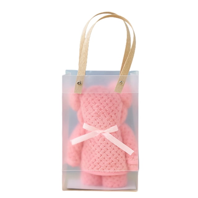 Ingenious Warp Knitted Pineapple Reseau Towel Gift Bear Towel High Density Fleece Gift INS Style