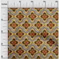 thumbnail image 2 of oneOone Rayon Orange Fabric African Craft Projects Decor Fabric Printed by The Yard 56 Inch Wide, 2 of 4
