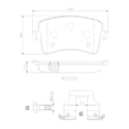 thumbnail image 2 of DISC BRAKE PAD SET, 2 of 3