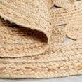 thumbnail image 3 of Handmade Braided Natural Pure Jute Tikki Round Rugs Size 2 x 2 Feet Round, 3 of 3