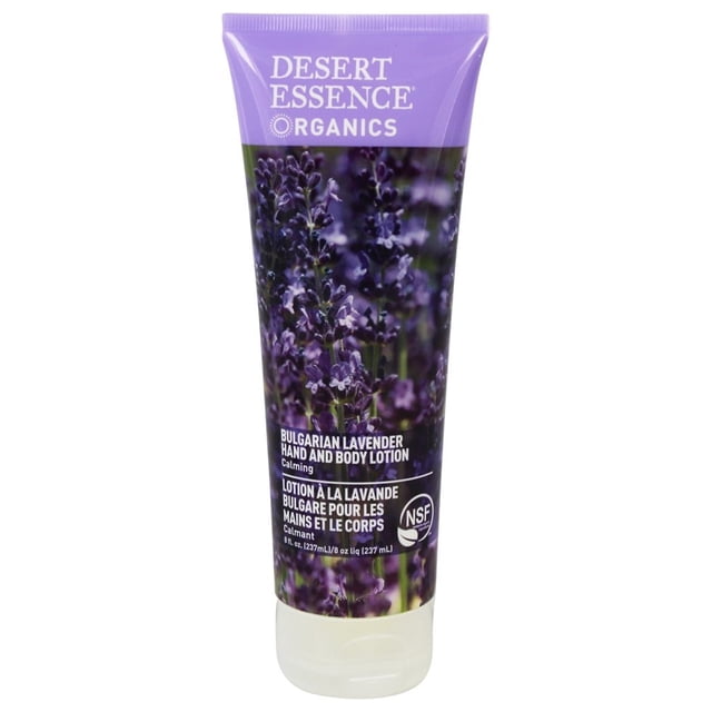 Desert Essence - Hand and Body Lotion Bulgarian Lavender - 8 fl. oz.