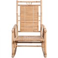 thumbnail image 2 of vidaXL Chaise Berçante avec Coussin Bambou, 2 of 5