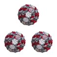 thumbnail image 3 of Baohd Wide Application Wedding Bouquets Elegant For All Occasions Low Maintenance Dark red + darkgray 3Set, 3 of 6