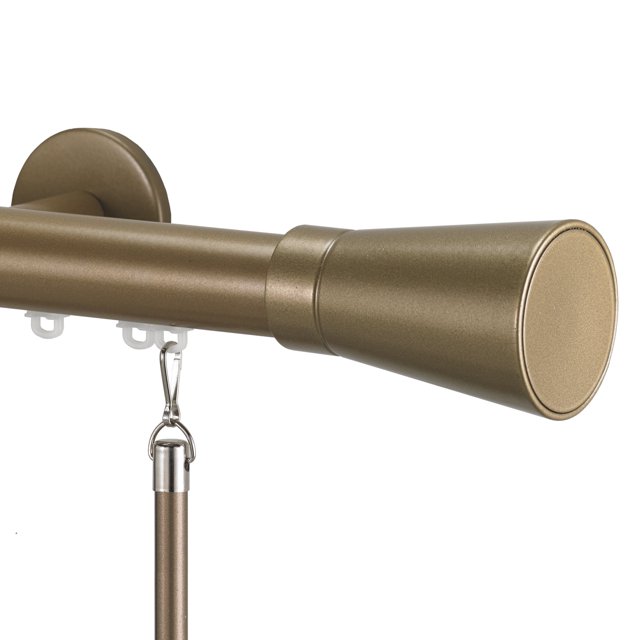 Art Decor Tringle à Rideaux Coulissante Versys 1-1/8 Po de 60 Po, Couleur Champagne