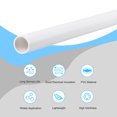 thumbnail image 3 of Unique Bargains 10mm ID 12mm OD 500mm White PVC Pipe Round Rigid Plastic Tube for Water Pipe, 3 of 5