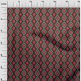 thumbnail image 2 of oneOone Cotton Cambric Fabric Diamond & Swirl Ikat Printed Craft Fabric BTY 56 Inch Wide, 2 of 4