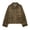 #444-Brown, variant on Pincandy Women's Faux Suede Bomber Jacket Spring Lapel Pilot Coat Casual Oversized Long Sleeves Trendy Streetwear Outerwear