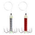 thumbnail image 2 of 2pcs Fishing Hooks Squid Hook Night Glow For Sea Fishing 8 Hooks, 2 of 10
