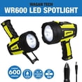 thumbnail image 2 of Wagan 4322 Brite-Nite WR600 Waterproof LED Rechargeable Spotlight, Yellow, 2 of 6