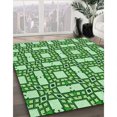 thumbnail image 3 of Ahgly Company Tapis d'Intérieur Lavable en Machine Carré Vert Forêt Transitionnel, 5 Pieds Carré, 3 of 7