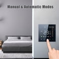 thumbnail image 3 of Riwcyla Smart Thermostat 16A Digital Programmable LCD Display Touchscreen Underfloor Heating Temperature Controller Digital Intelligent Wall Thermostat for Electric Heating, 3 of 6