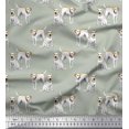 thumbnail image 1 of Soimoi Viscose Chiffon Fabric Labrador Dog Decor Fabric Printed Yard 42 Inch Wide, 1 of 3