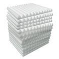 thumbnail image 1 of Carreaux Muraux en Mousse Acoustique pour Studio, Insonorisation en Coin, Réduction du Bruit, Absorption du Son, Éponge - Blanc, 1 of 8