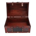 thumbnail image 2 of LHCER Vintage Wooden Storage Box, Treasure Chest, Jewelry Chest For Home Office, 2 of 8