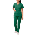thumbnail image 1 of Adar Pro Breakthrough Plus Scrub Set For Women - Enhanced V-Neck Top & Multi Pocket Pants - Petite / Tall, 1 of 8