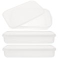 thumbnail image 1 of 3 Pcs Contenants de Rangement pour Réfrigérateur Boîte de Rangement pour Aliments Contenants Alimentaires Empilables Boîte Organisatrice pour Congélateur, 1 of 9