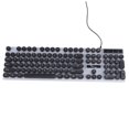 thumbnail image 4 of RENACLIPY Claviers Filaires Noir Plastique Aspect Élégant Clavier Rond pour Tablette 1Ensemble, 4 of 6