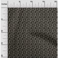 thumbnail image 2 of oneOone Silk Tabby Black Fabric Kids Flowers Craft Projects Decor Fabric Printed By The Yard 42 Inch Wide, 2 of 4