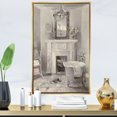 thumbnail image 3 of Salle de Bain Française Vintage I - Toile Encadrée Traditionnelle, 3 of 3