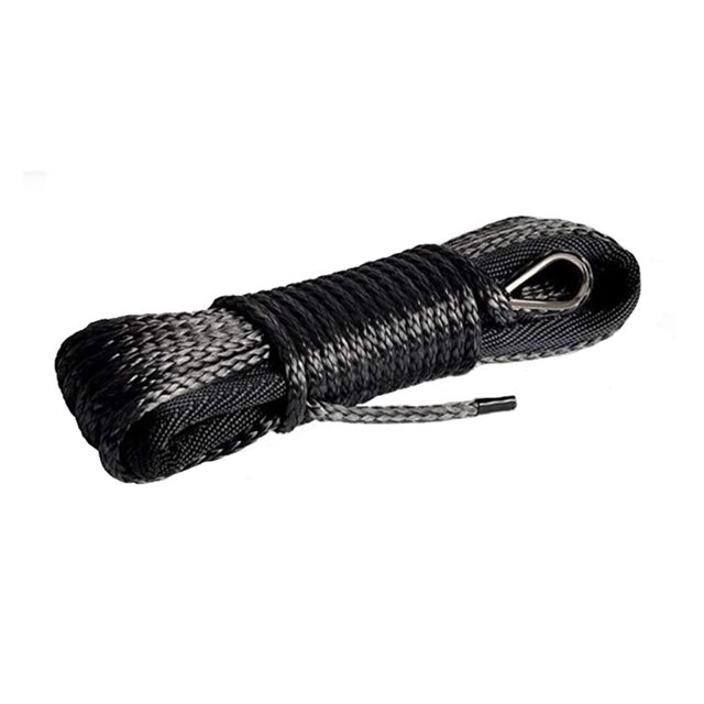 8mm X 12m Synthetic Winch Line / Rope UHMWPE Cable With Sheath For 4x4 4wd Atv Utv Suv Offroad ,Wide Applicability