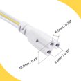 thumbnail image 3 of Unique Bargains 50cm Double End 3 Pin Cords T4 T5 T8 LED Tubing Lamp Connecting Wire 4 Pack, 3 of 6