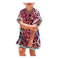 thumbnail image 1 of Robe de Plage pour Bébé Filles avec Pompons Poncho Rash Guards, 1 of 8