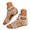 Pink, variant on Women's Slip On Hollow Out Flat Sandals Retro Low Wedge Walking Shoes Adjustable Buckle Strap Beach Slides White Size 7.5