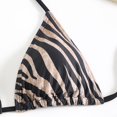 thumbnail image 4 of Swimsuits Women Leopard Print Spaghetti Strap Separates Bikinis Coffee Womens Bathing Suits S, 4 of 7
