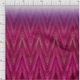 thumbnail image 1 of oneOone Tissu Polyester Lycra Motif Chevron Tissu Imprimé au Mètre 56 Pouces de Large, 1 of 3