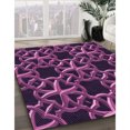 thumbnail image 3 of Ahgly Company Machine Washable Indoor Rectangle Transitional Orchid Purple Area Rugs, 8' x 10', 3 of 7