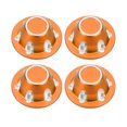 thumbnail image 4 of Wheel Hubcaps, Beautiful Appearance Anti Slip Wheel Hub Cover Aluminum Alloy Exquisite Workmanship  For 1/6 RC Car Orange, 4 of 8