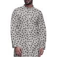 thumbnail image 4 of Atasi Printed Long Sleeve Kurta With Pajama Set For Men Summer Clothing, 4 of 4