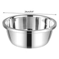 thumbnail image 2 of LSLJS Acier Inoxydable Luxe Léger Épaissi Bassin Multifonctionnel Grand Ensemble de Bassins en Acier Inoxydable Bassin à Soupe Bassin d'Eau en Acier Inoxydable, Assiettes, 2 of 2