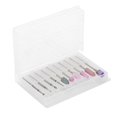 thumbnail image 4 of 10Pcs / Set Alliage d'Acier Nail Art Percer Kit de Tête de Vernis Perceuse à Ongles Accessoires 03, 4 of 12