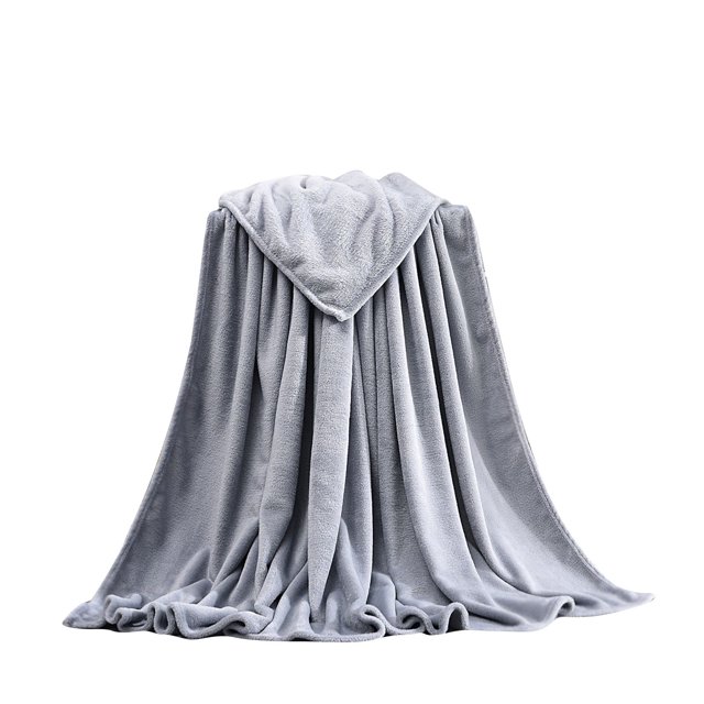 Pompotops Super Soft Warm Solid Warm Micro Plush Fleece Blanket Throw Rug Sofa Bedding Clearance