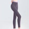 thumbnail image 5 of Birdeem Womens Color-Blocking High-Waisted Hip Lifting Exercise Fitness Tight Yoga Pants, 5 of 5