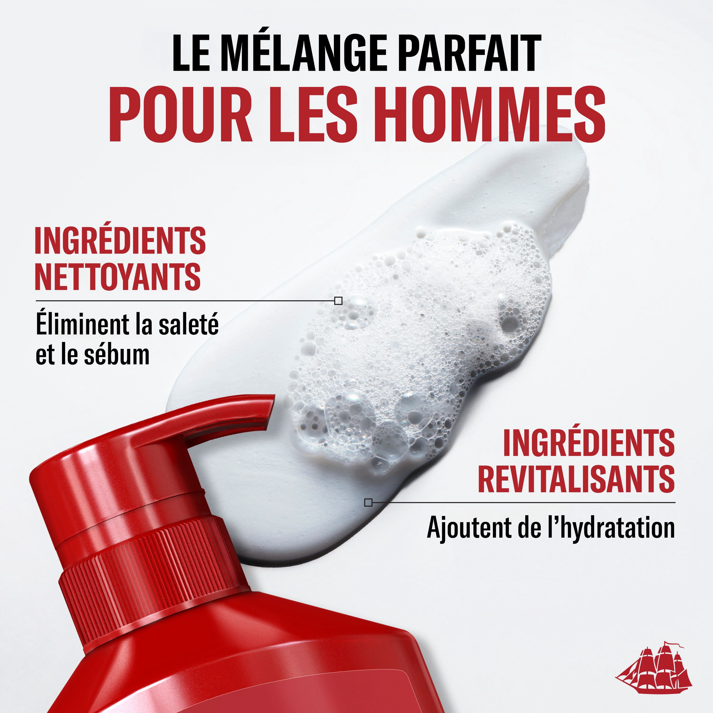 Old Spice Shampooing pour Cheveux Ondulés et Bouclés avec Aloès & Huile d'Avocat