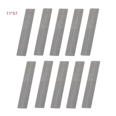 10 Pcs Plaque de Soupape pour Compresseur Piston Compresseur pour Plaque de Soupape Plaque à Anche Shrapnel en Acier Entretoise Pièces de Rechange pour Compresseur d'Air 11X57mm