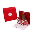 thumbnail image 2 of Clearance! 3D Christmas Greeting Card Creative Christmas Eve Message Holiday Card Christmas Surprise Gift Holiday Blessing, 2 of 9